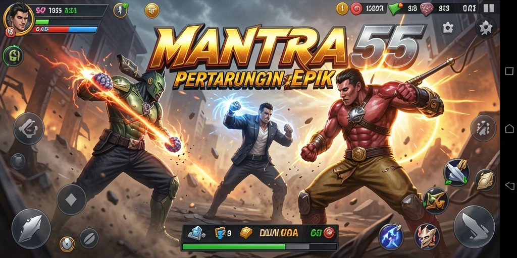Gameplay seru dan mendebarkan dari MANTRA55 dalam aksi luar biasa.