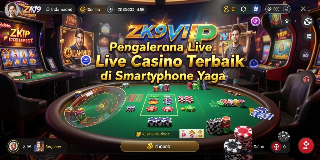 Tampilan gameplay Live Casino yang memikat dan interaktif.